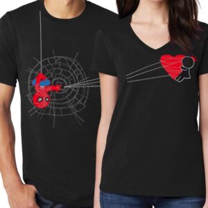 BoldLoft You’ve Captured My Heart Couples Shirts,Couples Gifts,His and Hers Shirts,Superhero Gifts