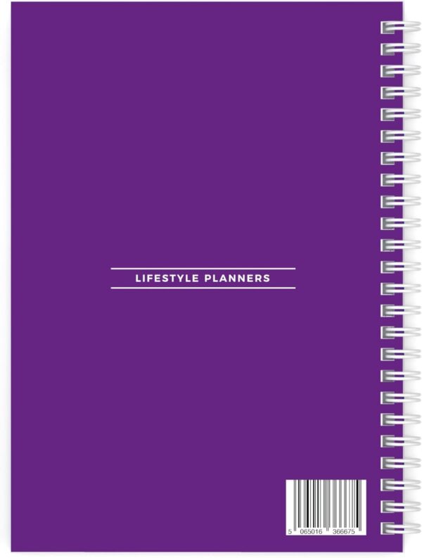 Better Health - Exercise, Nutrition & Wellness Journal - Stay healthy with our handy, simple tracking charts - A5 size with 104 undated pages - For A Happier, Healthier Life (Purple) - Image 6