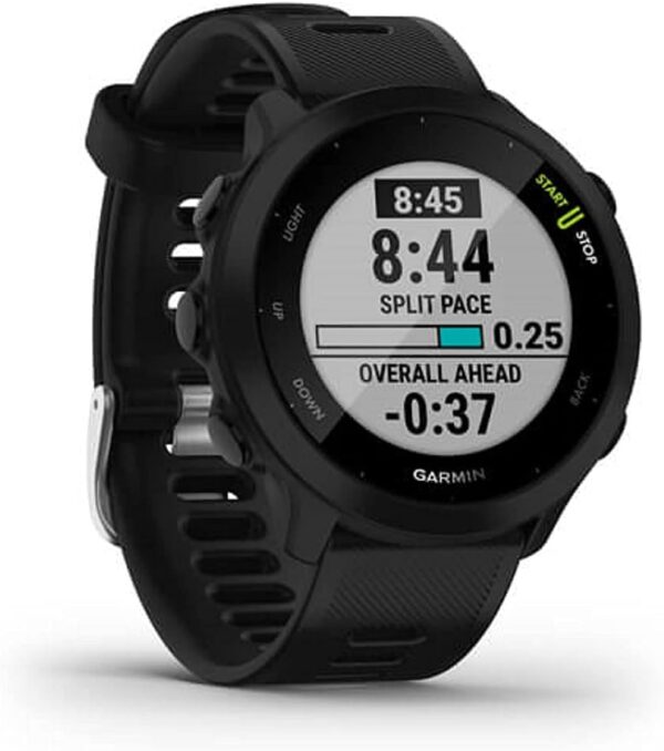 Garmin Forerunner 55, GPS Running Watch with Daily Suggested Workouts, Up to 2 weeks of Battery Life, Black - 010-02562-00 - Image 4