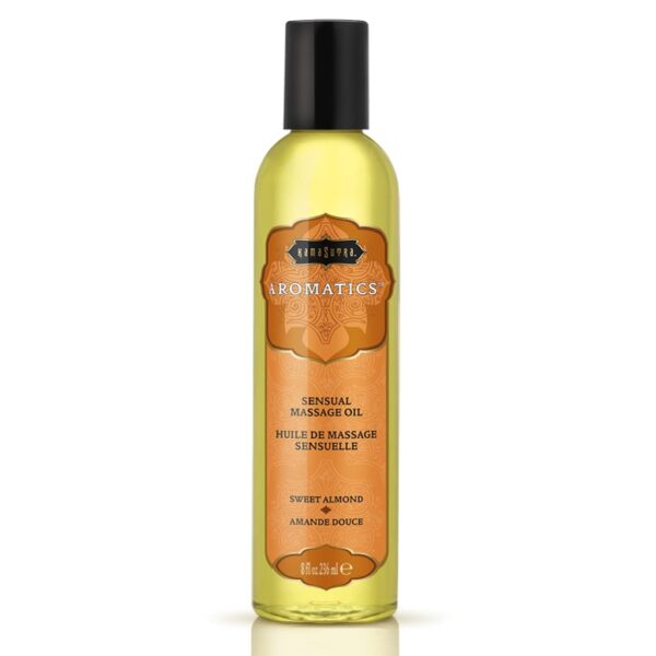 KAMA SUTRA Aromatics Massage Oil Sweet Almond – 8oz - Rich Blend of Oils - Sore Joint & Muscle Massage Oil for Body - Natural Therapy Oil - Warming, Sensual Massage for Couples, Women, and Men - Image 2