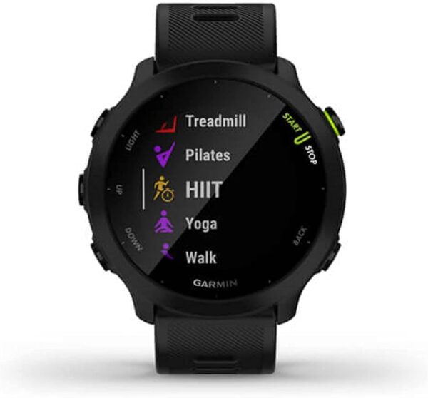 Garmin Forerunner 55, GPS Running Watch with Daily Suggested Workouts, Up to 2 weeks of Battery Life, Black - 010-02562-00 - Image 6