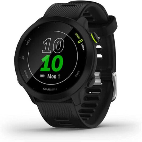 Garmin Forerunner 55, GPS Running Watch with Daily Suggested Workouts, Up to 2 weeks of Battery Life, Black - 010-02562-00 - Image 2