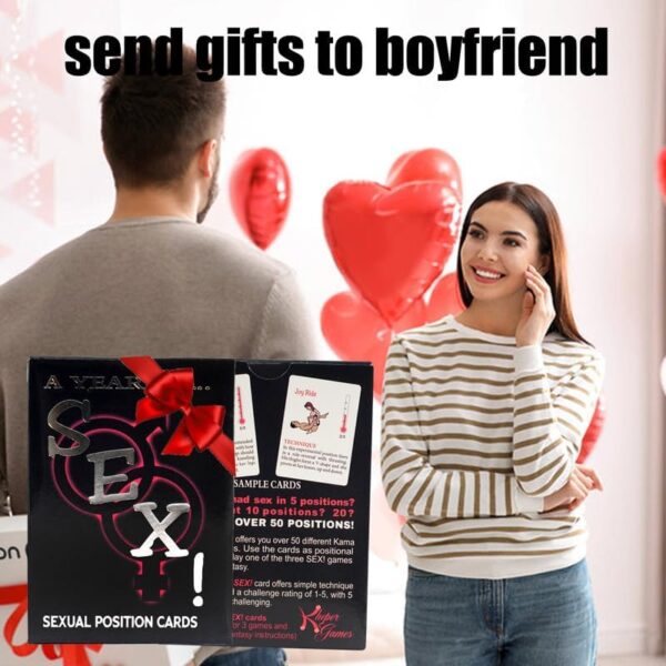 Sx Games, Exclusively for Couples, Sex Position Cards - Fun Gifts for Couples to Spice Up Date Nights and Enhance Intimacy - Image 5