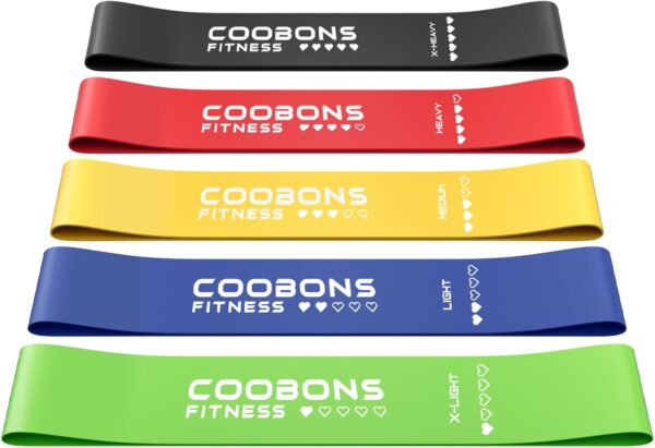 Resistance Bands for Working Out, Exercise Bands for Women & Men, Latex Elastic Bands for Yoga, Pilates, Rehab, Fitness and Home Workout, Strength Bands for Booty - Image 8