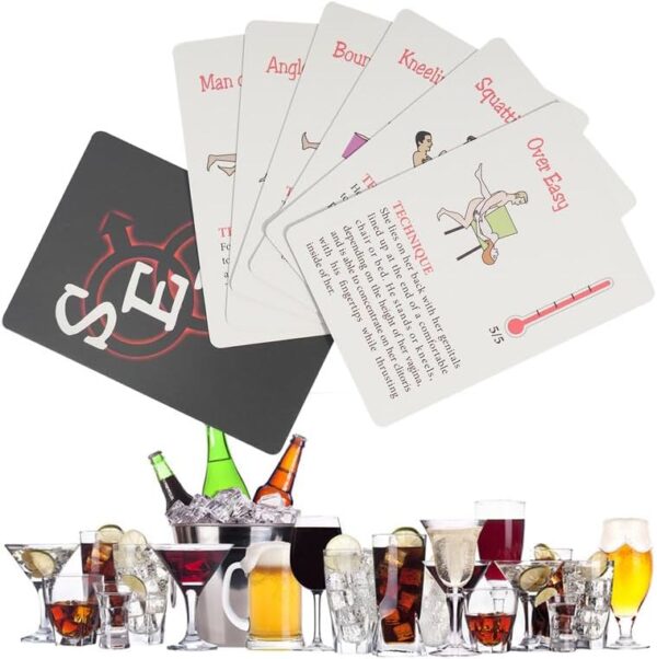 Sx Games, Exclusively for Couples, Sex Position Cards - Fun Gifts for Couples to Spice Up Date Nights and Enhance Intimacy - Image 3