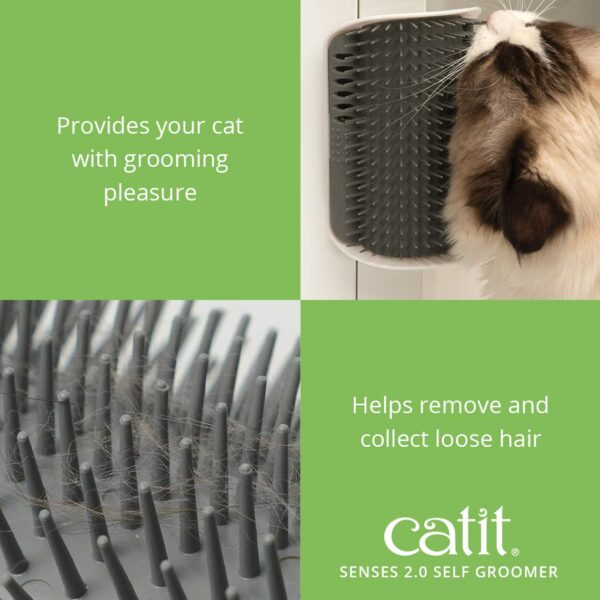 Catit Senses 2.0 Self Grooming Cat Brush and Interactive Cat Toy - Image 3