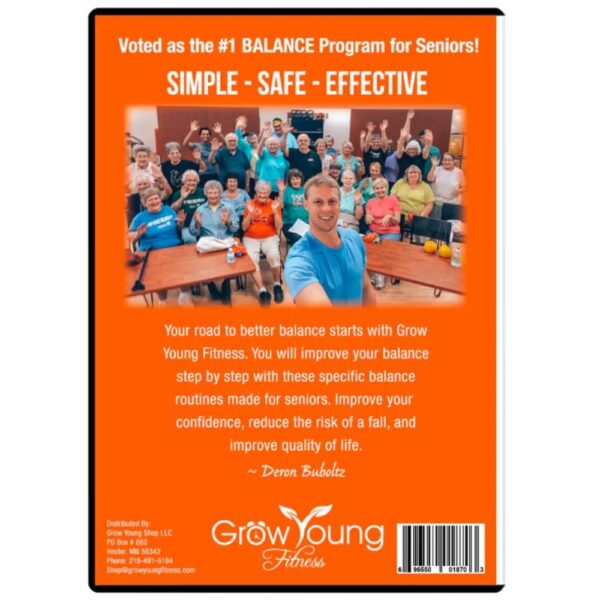 Grow Young Fitness Better Balance Exercise for Seniors - Improve Balance - Chapter Two Senior Exercise DVD - Image 4