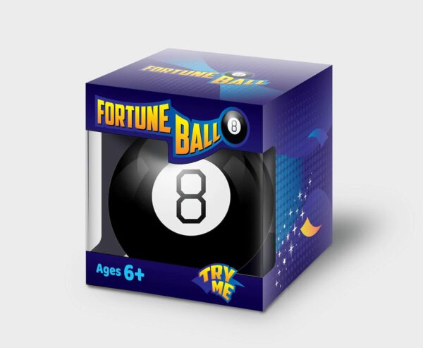 Fortune 8 Ball, Magic Ball Fortune Telling Eight Ball, Retro Fortune Teller Fun Novelty Mystic Toy, Great Birthday Gift idea for Boys, Girls or Adults. Large size 4 inch 10 cm, Classic Question Answer - Image 3