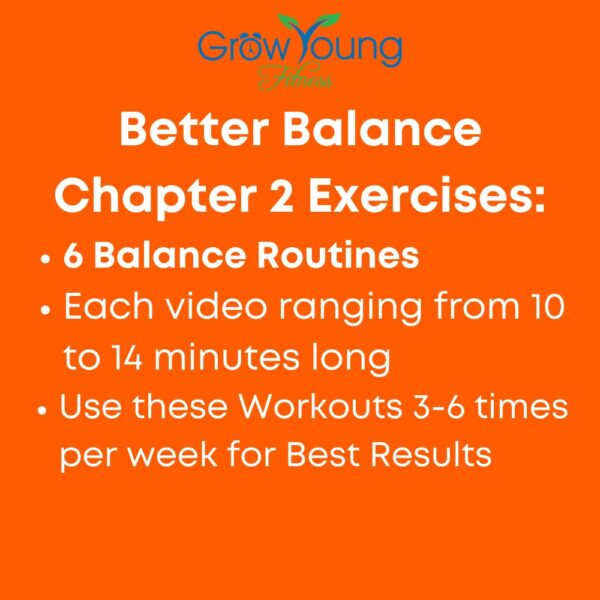 Grow Young Fitness Better Balance Exercise for Seniors - Improve Balance - Chapter Two Senior Exercise DVD - Image 6