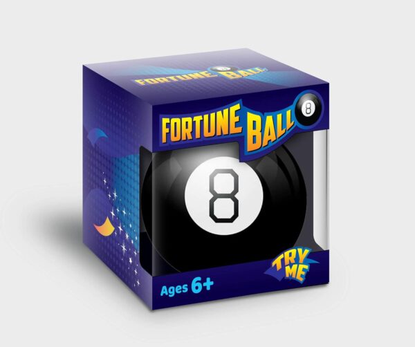 Fortune 8 Ball, Magic Ball Fortune Telling Eight Ball, Retro Fortune Teller Fun Novelty Mystic Toy, Great Birthday Gift idea for Boys, Girls or Adults. Large size 4 inch 10 cm, Classic Question Answer - Image 2