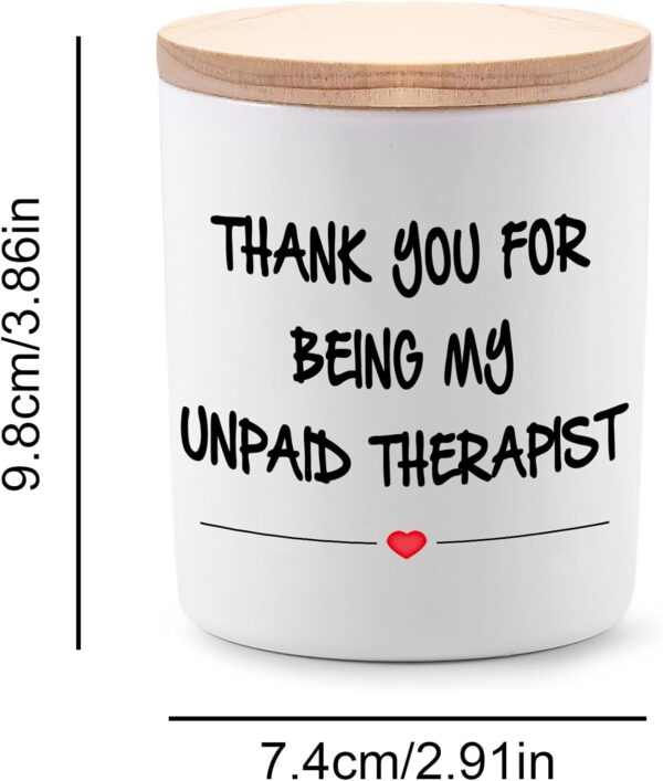 Thank You Gifts for Women Unique Friendship Gifts for Best Friend Christmas Birthday Appreciation Gifts for Bestie Coworker Lavender Scented Soy Candles - Image 5