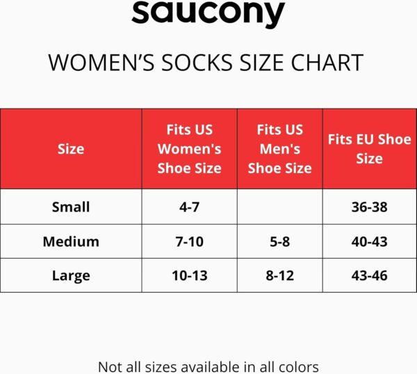 Saucony Women's RunDry Performance Heel Tab Athletic Socks, Available in S-L (8, 16, 24 Pairs) - Image 4