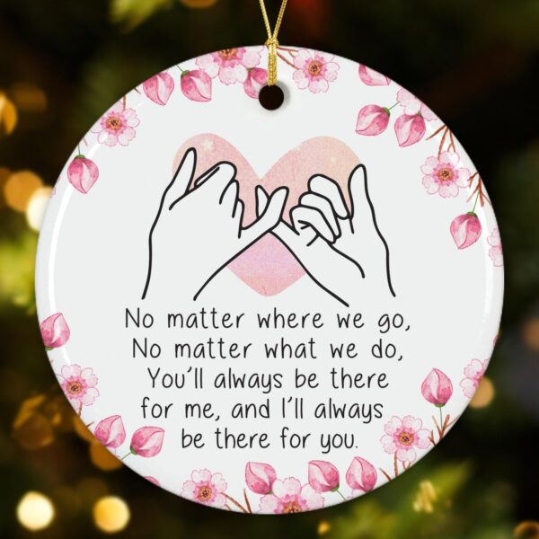 NewEleven Birthday Gifts for Women, for Women, Friendship Gift for Women, Best Friend, Bestie, BFF, Soul Sister Gifts for Women - Gifts for Her, Sister - Ceramic Christmas Ornaments - Image 2