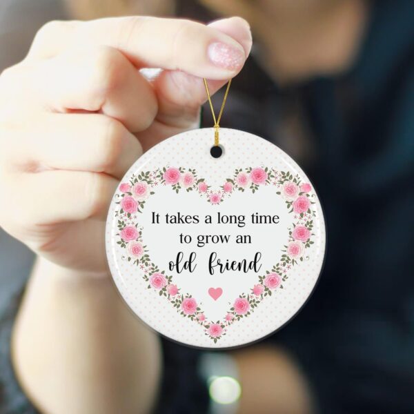 NewEleven for Women, Christmas Ornaments 2024 Friendship Gifts for Women Friends, Birthday Gifts for Friends Female BFF Old Best Friends, Best Friend Ornament, Bestie Ornament - Image 7