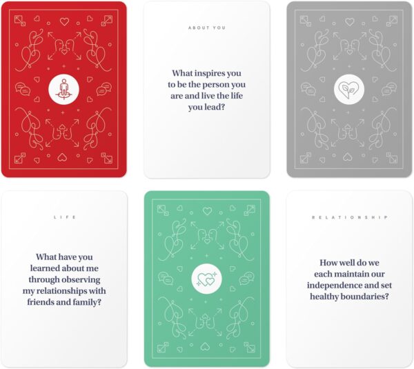 BestSelf Intimacy Deck Expansion Pack, 50 Conversation Starters, Meaningful Couples Game. Perfect Valentine Day Card Games for Couples, Couples Card Games - Image 7