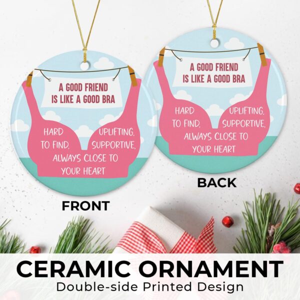 NewEleven for Women, Friend Gifts for Women, for Women - Best Friend Birthday Gifts for Women, BFF, Bestie, Soul Sister Gifts, Gift for Women - Christmas Ornaments - Image 3