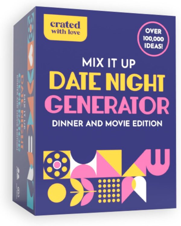 Date Night Ideas Generator Card Game - 100,000 Exciting Dinner Movie Challenges for Couples, Unique Gifts for Bridal Shower, Marriage, Newlywed, Ultimate Date Night for Adventure, Romance, Intimacy - Image 2