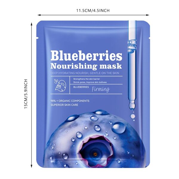 Amaon Prime New Fruit Plant Essence Face Masks Skincare Hydraiting Facial Mask Moisturizing Self Care Sheet Mask For Women Girls Home Spa Skin Care (1pcs) - Image 7