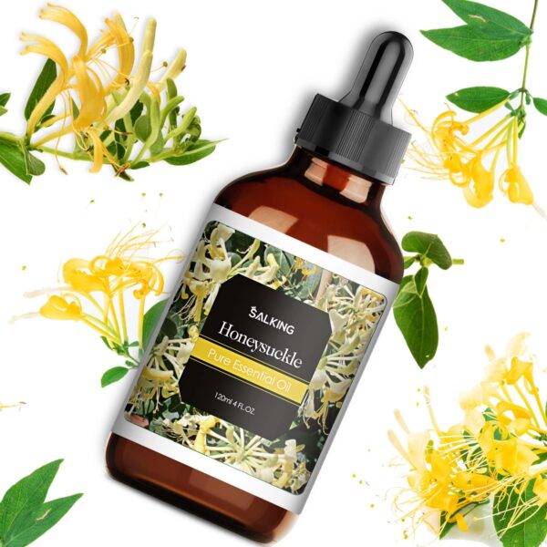 Honeysuckle Essential Oil 4 Fl Oz (120ml) - Pure and Natural Honeysuckle Fragrance Oil, Honeysuckle Oil for Diffusers, Candle Making, Massage, Soap - Image 5