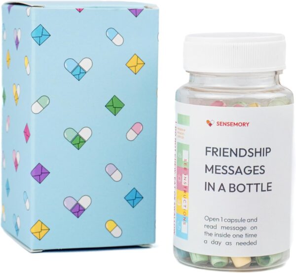 50 Frienship Capsule Letters Messages in a Bottle - Best Friend Birthday Gifts for Women, BFF, Sister, Bestie - Cute Bestfriend Gift Ideas, Christmas Stocking Stuffers Gift for Women Friend - Image 9