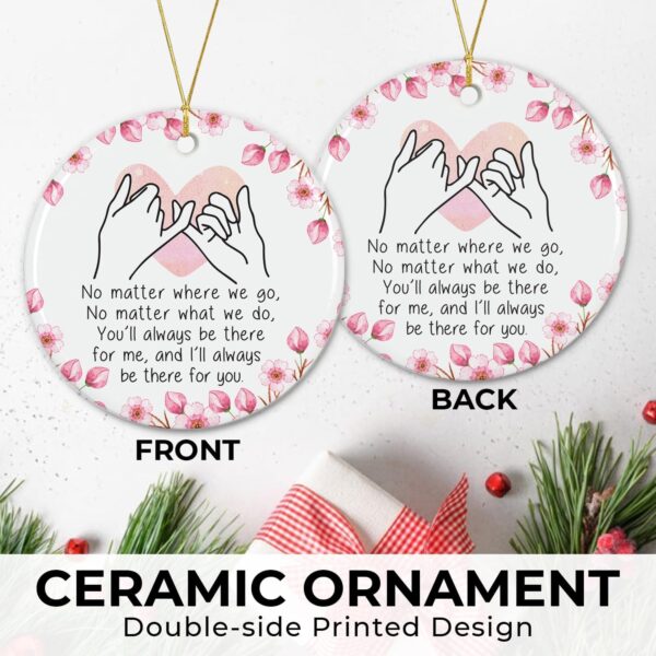 NewEleven Birthday Gifts for Women, for Women, Friendship Gift for Women, Best Friend, Bestie, BFF, Soul Sister Gifts for Women - Gifts for Her, Sister - Ceramic Christmas Ornaments - Image 3