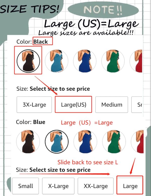 Avidlove Womens Nightgown Sexy Lace Sleepwear V Neck Full Slip Chemise Lingerie Cotton Night Gowns Babydoll Sleepshirt - Image 10