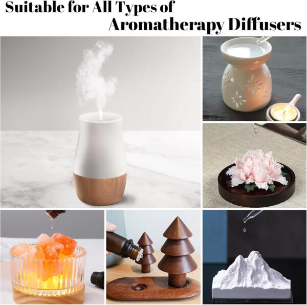 Essential Oils Set - Natural Pure Essential Oils for Diffuser for Home - Eucalyptus, Peppermint, 60mlx2 - Air Freshening, Humidifiers - Aromatherapy Oils for Massage, Candle&Soap Making, Laundry - Image 7