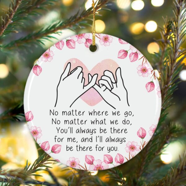 NewEleven Birthday Gifts for Women, for Women, Friendship Gift for Women, Best Friend, Bestie, BFF, Soul Sister Gifts for Women - Gifts for Her, Sister - Ceramic Christmas Ornaments - Image 4