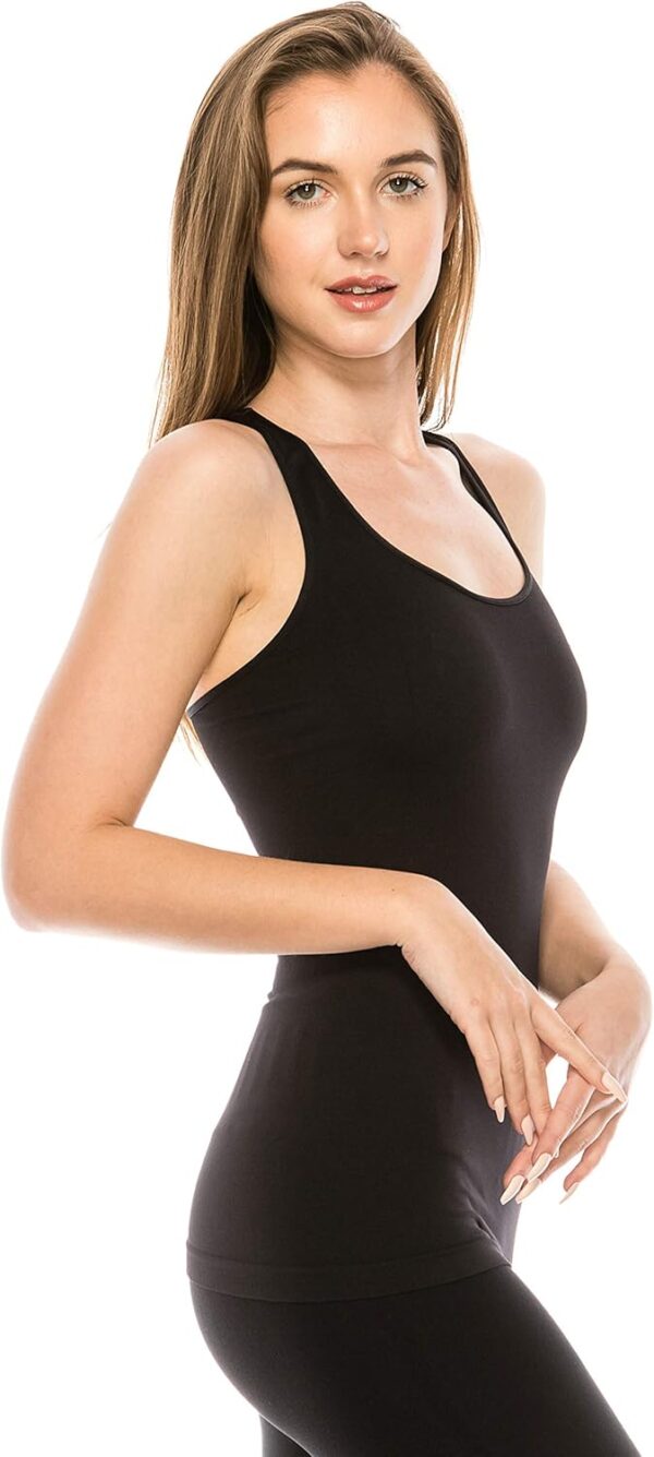 Kurve Seamless Supersoft Racerback Tank, UV Protective Fabric UPF 50+ (Made with Love in The USA) - Image 3