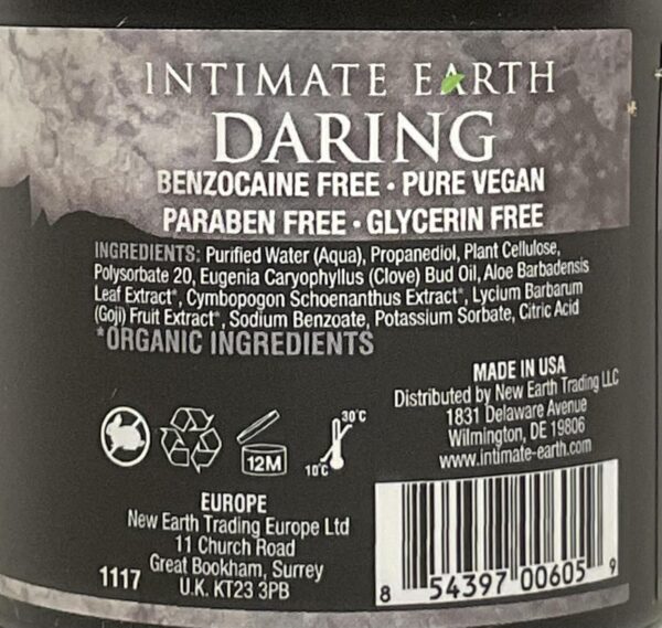 Intimate Earth Daring Anal Gel for Men 30 ml/1 oz - Image 5