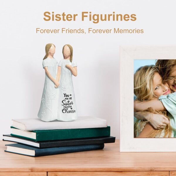 Friendship Gifts for Women & Best Friend, You're The Sister I Got to Choose, Sister & Bestie Birthday Gift, for Women Sister Figurines - Image 4