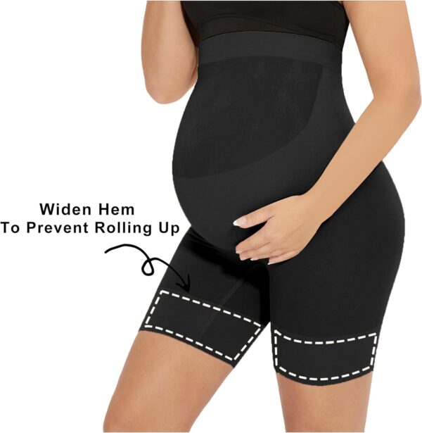 Narcissus Baby Bump Seamless Maternity Shapewear, Mid-Thigh Underwear - Maternity Dress for Baby Shower - Image 5