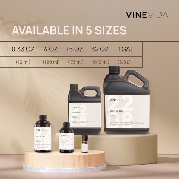 VINEVIDA [4oz] (Our Version of) Acqua Di Gio Fragrance Oil for Soap Making Scents for Candle Making, Perfume Oils, Soy Candles, Cologne for Men, Beard Oil, Massage Oil, Bath Bombs, Linen Spray - Image 8