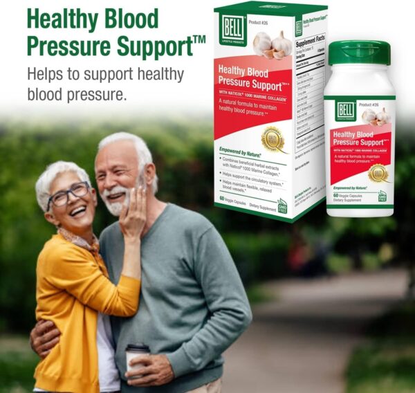 Bell Healthy Blood Pressure Support™ Unique Blend - Natural Blend of Green Coffee Bean Extract, Garlic & Celery Seed Extract Supplements- 60 Capsules, Vegan, Non-GMO - Image 5