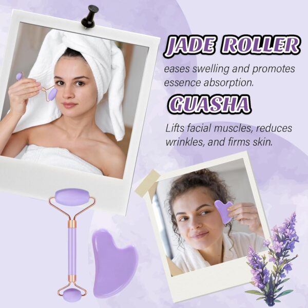 Birthday Gifts for Women, Unique Self Care Gifts for Women, Care Package for Women with Gua Sha Facial Tools, Candle, 12 Oz Tumbler, Self Care Baskets Gifts for Mom, Sisters, Girlfriends - Image 5