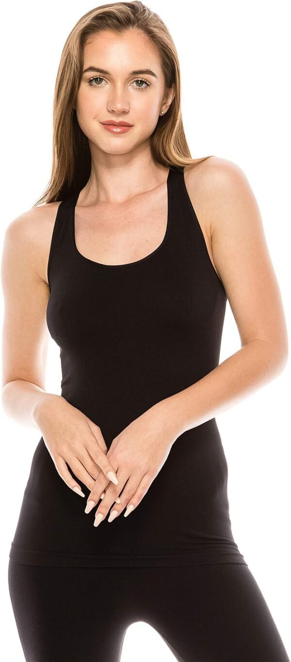 Kurve Seamless Supersoft Racerback Tank, UV Protective Fabric UPF 50+ (Made with Love in The USA) - Image 5