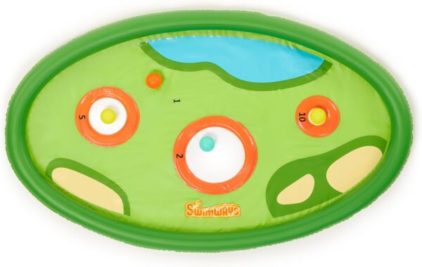 SwimWays Hydro Golf, Pool Toys for Kids and Adults, Floating Swimming Pool Game with Golf Balls and Chipping Green, Outdoor Toys for Kids Aged 5 & Up - Image 5