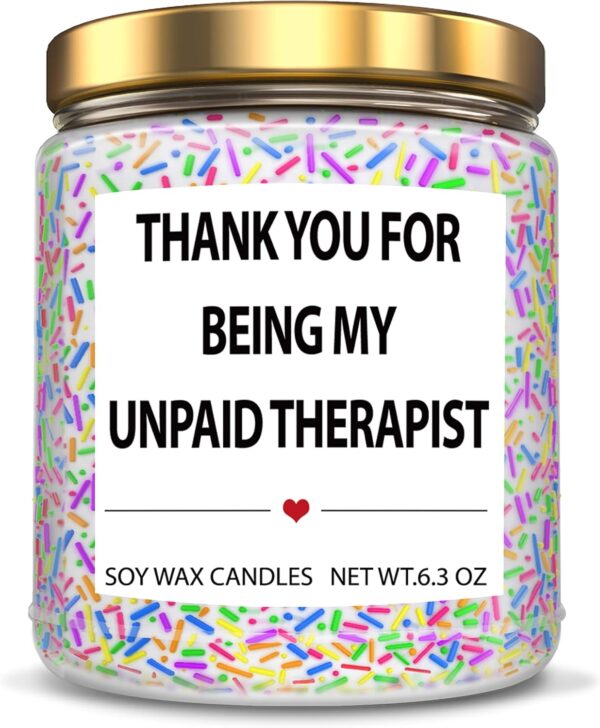 Birthday Gifts for Best Friends Therapist Gifts Thank You Gifts for Women Nurse Teacher Bestie Lavender Scented Candles Gifts Valentine's Day Gifts Home Friendship Gifts for Mom Her Sister - Image 2