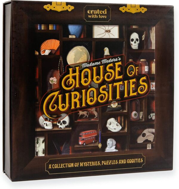 Madame Medora's House of Curiosities: Engaging Ghost-Themed Mystery Solving Game Kit for Adults. Cryptic Puzzle Files for Families, Friends, Immersive Date Night - Image 2