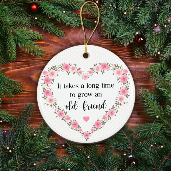 NewEleven for Women, Christmas Ornaments 2024 Friendship Gifts for Women Friends, Birthday Gifts for Friends Female BFF Old Best Friends, Best Friend Ornament, Bestie Ornament - Image 6