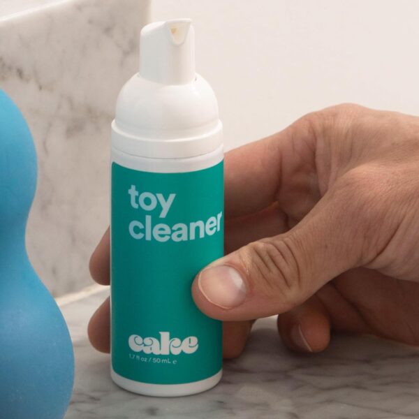 Hello Cake Toy Cleaner, Adult Toy Cleaner with Easy to Use Pump, Natural Gentle Foaming Cleanser, Fragrance-Free, Extend The Life of Toys, 1.7 fl oz - Image 3