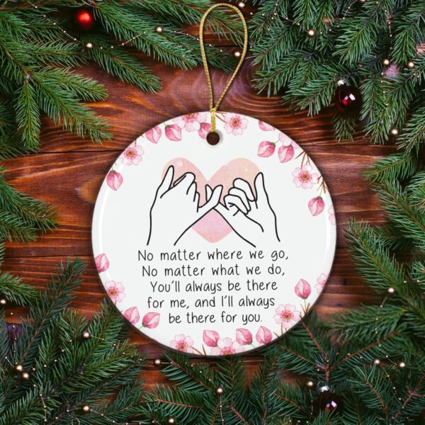 NewEleven Birthday Gifts for Women, for Women, Friendship Gift for Women, Best Friend, Bestie, BFF, Soul Sister Gifts for Women - Gifts for Her, Sister - Ceramic Christmas Ornaments - Image 6