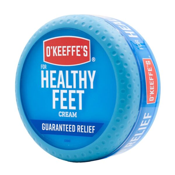 O'Keeffe's for Healthy Feet Foot Cream; Guaranteed Relief for Extremely Dry; Cracked Feet; Instantly Boosts Moisture Levels; 3.2 Ounce Jar; (Pack of 1) - Image 2