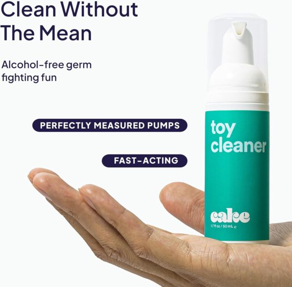 Hello Cake Toy Cleaner, Adult Toy Cleaner with Easy to Use Pump, Natural Gentle Foaming Cleanser, Fragrance-Free, Extend The Life of Toys, 1.7 fl oz - Image 6