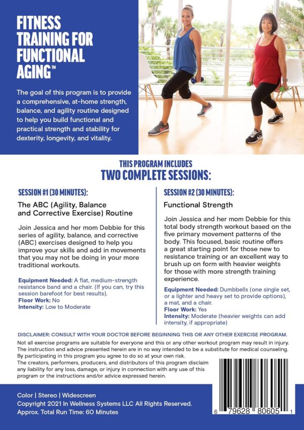 Fitness Training for Functional Aging Exercise DVD with Jessica Smith - Image 3