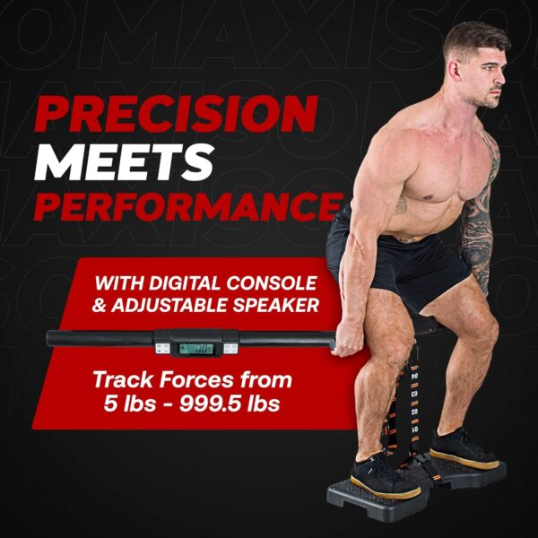 Isomax Isometric Training Equipment, Barbell with Digital Force Generation Meter, Isometric Handgrip for At Home Workouts, Isometric Exercise Equipment and All In One Workout Machine - Image 6