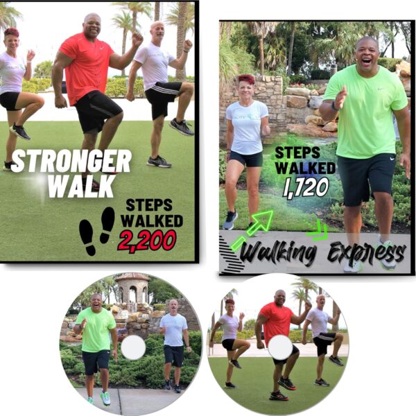 WALK FITNESS DVD - Walk off the weight & feel great! Maximize your metabolism, build strength, stamina & muscle. Walk and firm exercise videos Walking workout exercise DVD Low impact workout DVD - Image 9