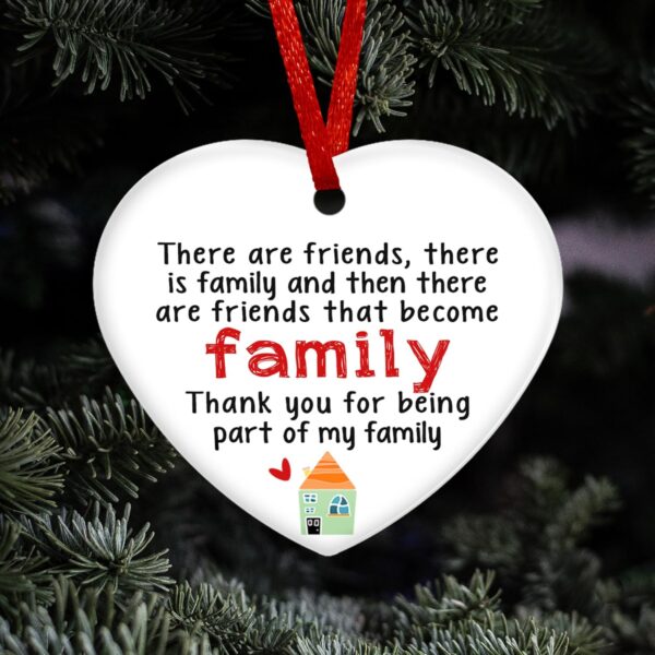 Friend Gifts for Women, Bestie Christmas Ornaments Gifts - Birthday, Christmas Decoration BFF Gifts for Her, Friends, Female, Sister Gift from Sister - Christmas Tree Decoration Ceramic Ornament - Image 5