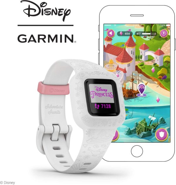 Garmin vivofit jr. 3, Fitness Tracker for Kids, Swim-Friendly, Up To 1-year Battery Life, Disney Princess, Adjustable watch - Image 2