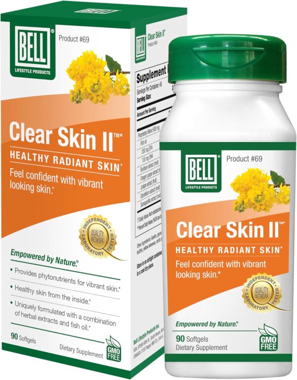 Bell Clear Skin Lifestyle Products | Works from The Inside by Providing The nutrients Needed for Healthy, Vibrant Skin | Sold Directly by The Manufacturer - Image 2